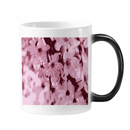 

Sakura Japanese Cherry Blossom Mug Changing Color Cup Morphing Heat Sensitive 12oz