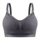 thumbnail image 2 of Sujetador de lactancia ajustable con hebilla superior, ropa interior inalámbrica, sujetador de lactancia push up antiflacidez para mujeres embarazadas con almohadilla para el pecho, 2 of 6