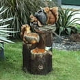 thumbnail image 3 of Fuente de creativos Estatua Decoración de jardín Hogar Decoración divertida Patio Césped Ardil Sunnimix estatuillas de fuente, 3 of 8