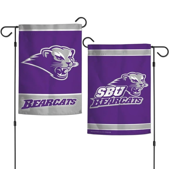 Southwest Baptist Bearcats 12.5” x 18" Double Sided Yard and Garden College Banner Flag Is Printed in the USA