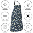 thumbnail image 6 of Bingfone Daisy Floral B Apron Gifts For Men, Women Professional Grade Chef Apron for Kitchen,BBQ & Grill, 6 of 8