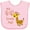 AD-Pink, variant on Inktastic My Gigi Loves Me Cute Giraffe Boys or Girls Baby Bib
