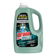 Drano Max Build-Up Remover, Drain Cleaner, Commercial Line, for Kitchen, Toilets, Shower, Sinks, 60 fl oz