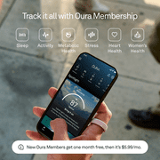 Oura Ring 4 Ceramic, Tide, Size 6, Smart Wearable, Sleep, Fitness & Heart Rate Tracker, 8-Day Battery (Size Before You Buy)