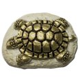 thumbnail image 3 of Ganz 1 Inch Lucky Turtle Pocket Stone with Story Card (White/Gold), 3 of 3