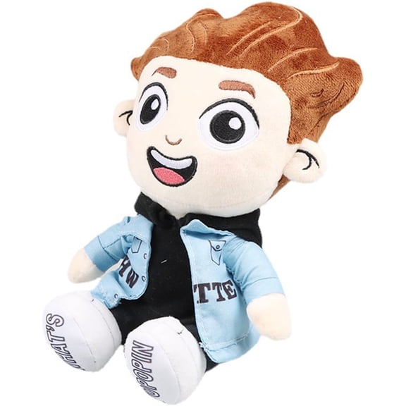 Cute Soft Plush Fol-tyn Ornament Modern Decorative Cushion Pillow Stress Relief Home Decor (Blue)