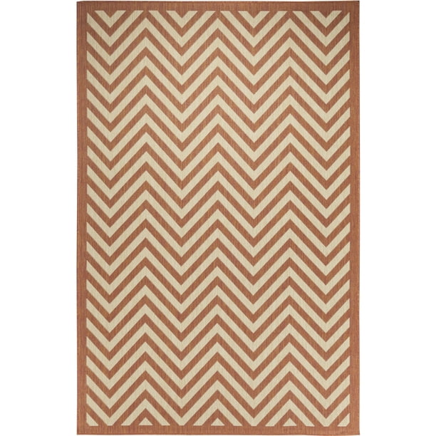 Chevron Indoor/Outdoor Rugs Flatweave Contemporary Patio, Pool, Camp