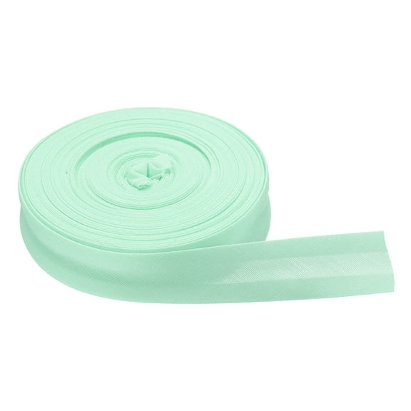 Uxcell 11 Yards Single Fold Bias Tape 9/16 inch Sewing Bias Tape Seam Binding Tape Hemming Tape for DIY Crafts Mint Green