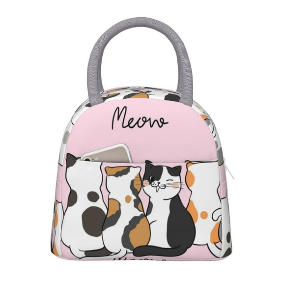 Hirioo Cute Cats for Eco-friendly Lunch Box,Leakproof Lunch Box for School, Work, Travel, and Picnics,Perfect for Meal Prep