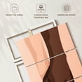 thumbnail image 6 of Elephant Stock Interracial Couples Wall Art - Vertical Multi Panel Canvas - Living Room Wall Decor - Love Multi Panel - Beige And Brown Decor - 42" x 65", 6 of 8