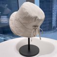 thumbnail image 2 of LILIYA Women's Summer Plaid Bucket Hat Quick-Drying Lightweight Packable Elegant Sun Hat Casual Beach UV Protection Fishing Travel Hat, 2 of 4