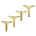 thumbnail image 3 of 4 Metal Legs Sofa feet 13cm Golden, 3 of 6