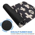 thumbnail image 6 of Long Mouse Pads for Desk,Black Halloween Spooky Elements Desk Mats on Top Of Desks, Desk Mouse Pad Extra Large with 3mm Non-Slip Base and Stitched Edge for Gaming,Office,Work,Home 31.5"x11.8", 6 of 6