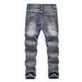 thumbnail image 3 of Tiijoy Boys Skinny Ripped Distressed Jeans Toddler Trendy Stretch Denim Pants, Sizes 4-5, 3 of 3