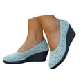 thumbnail image 3 of Women's On Walking Shoes for Park & Trail Comfort Women's Casual Shoes Fashion Hollow Out Wedge Heel Comfortable On Ladies Loafers For Daily Wear With Jeans, 3 of 8