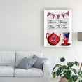 thumbnail image 3 of Trademark Fine Art 'Time For Tea Book' Canvas Art by Fab Funky, 3 of 3