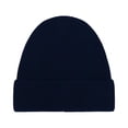 thumbnail image 2 of Domzle Beanie Watch Hat Roll-up Edge Skullcap Fisherman Beanie for Women Men for Daily Wear Navy, 2 of 4