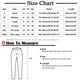 thumbnail image 3 of ICHUANYI Clearance Women's Casual Solid Elastic Waist Loose Long Pants With Pocket Capris(Blue, L) ICHUANYI WER2023081002283, 3 of 5