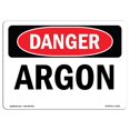 thumbnail image 1 of SignMission OS-DS-A-1218-L-1032 12 x 18 Po Signe de Danger OSHA - Argon, 1 of 1