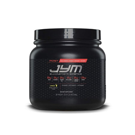 Post JYM Active Matrix - Post-Workout with BCAA's, Glutamine, Creatine HCL, Beta-Alanine, and More |  | Lemonade Flavor, 30 Servings JYM Supplement Science -