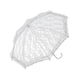 thumbnail image 2 of Mini paraguas decorativo de encaje bordado de 50 cm de diámetro, elegante para fiestas de bodas. Blanco, 2 of 9