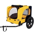 thumbnail image 6 of Pet Bike Trailer Dog Bicycle Suitable for Small and Medium Pets Easy Folding Cart Frame Quick Release Wheel Non-Slip Floor Internal Leash, 6 of 23