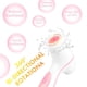 thumbnail image 5 of Juego de cepillos de limpieza facial recargables con 3 cabezales giratorios bidireccionales - Sistema de spa facial resistente al agua - Microdermoabrasión avanzada para una exfoliación suave y un la Namotu WMZY-515, 5 of 7