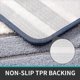 thumbnail image 4 of Non-Slip Bath Mat, Extra Soft Bathroom Rug, Machine Washable, Water Absorbent, 40 x 60 cm, Blue, 4 of 5