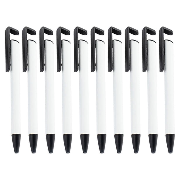 10Pcs Retractable Ballpoint Pen for Heat Transfer, Retractable Ballpoint Pen for DIY Writing Pen