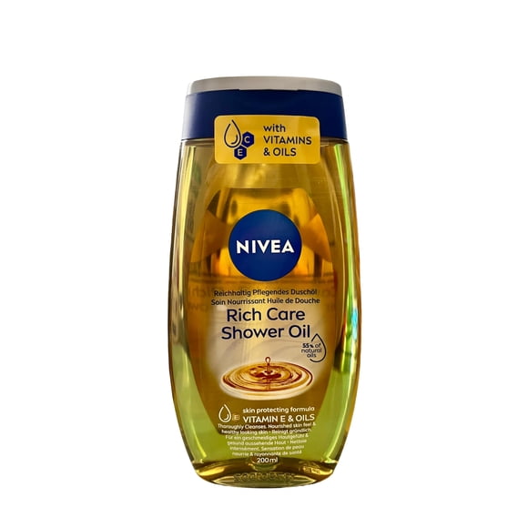 Aceite de Ducha NIVEA Cuidado Natural 200 ml para Piel Seca