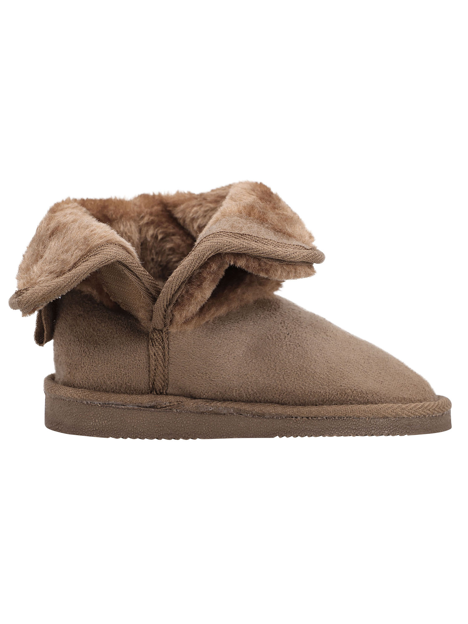 Compatible for Kids Snow Boots Sherpa Lined Winter Boots Camel 12 - image 3 of 3