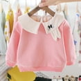 thumbnail image 2 of Sudadera de invierno de forro polar con cuello de muñeca de manga larga para niñas bebés (rosa 2-3 años) Tmvgtek Para estrenar, 2 of 9