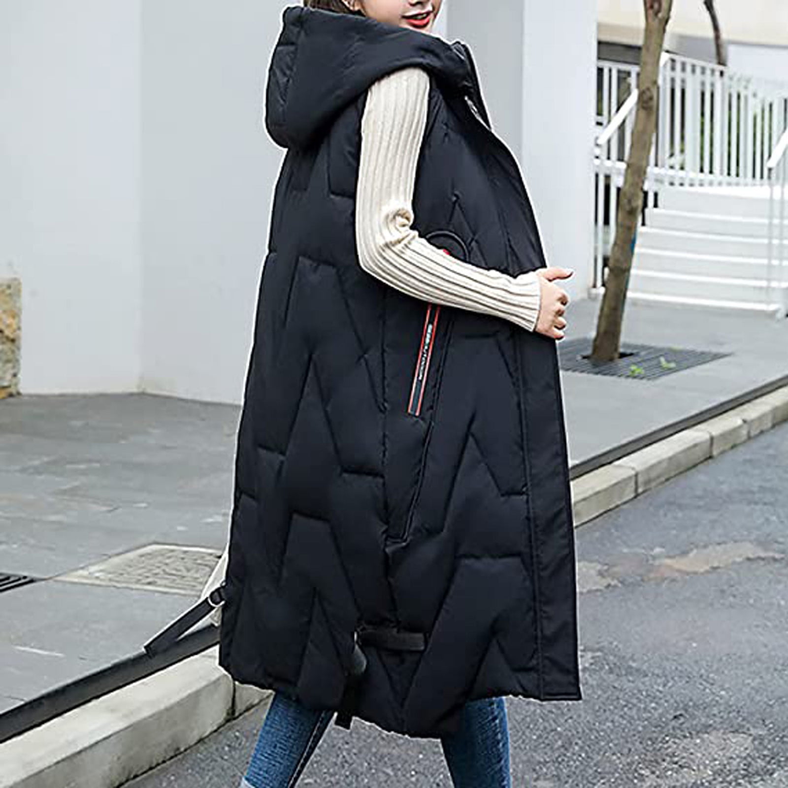 Gilet Femme Ultra Léger Doudoune Sans Manches - Duvet Canard 90% Chaud & Compressible, Idéal Hiver Printemps Automne Avec Poches