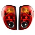 thumbnail image 1 of 2 uds luz trasera de coche lámpara de freno con cableado para L200 2005-2016 lente roja amarilla iluminación de señal luz trasera de coche, 1 of 5