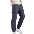 thumbnail image 5 of uublik Boys Girls Sweatpants Size 4T-13 Kids Cargo Pants Elastic Waist Lightweight Outdoor Jogger Pants Dark Gray, 5 of 6