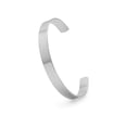 thumbnail image 2 of .925 Sterling Silver 9.5mm Polished Cuff Women's Bracelet, 2 of 2