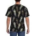 thumbnail image 3 of Bixox Men's Jellyfish Printed Short Sleeve Skinny Athletic T-Shirt, 3 of 6