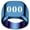Blue 000, variant on Men's Stainless Steel 18mm Square Engraved Numbers Signet Rings Heavy Chunky Polished Band Vintage Personalized Statement Jewelry for Everyday Wear Black Size 14