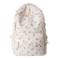 thumbnail image 2 of Large Capacity Lightweight Teen Backpack, Cute Casual Daypack With Padded Straps, Trendy Bookbag For High School College And Travel, Pink, 2 of 8
