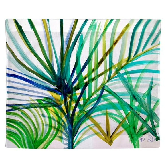24 x 30 in. Teal Palms Wall Hanging