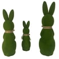 thumbnail image 6 of CQCYD Easter Bunny Decorations, 3Pcs Flocked Bunny Figurines Desktop Ornaments For Easter Party Spring Home Decor Indoor Outdoor Holiday Scene Decorations, 6 of 9