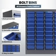 thumbnail image 5 of 40 - Drawer Parts Cabinet, 21×8.66×24.8 Inch Steel & Plastic Bolt/Nut Storage, Dividers Included, Ideal for Garage Workshop, Home DIY Area, Tool Shed Organization, 5 of 7