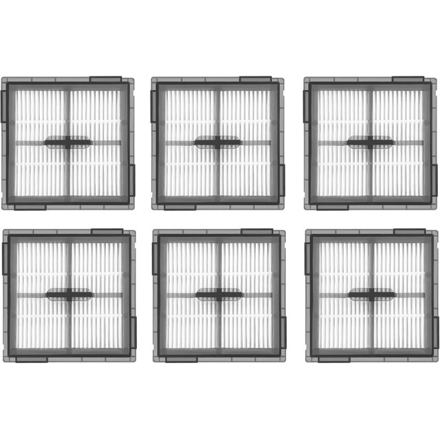 Replacement Accessories Compatible for R oborock Q10 PF/PF+ Vacuum Cleaner Spare Parts (6 Hepa Filters)