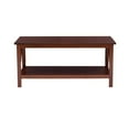 thumbnail image 3 of Linon Titian Collection Table Basse avec Tablette Inférieure, Tabac Antique, 3 of 8