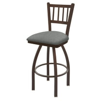 810 Contessa 36" Swivel Bar Stool with Bronze Finish and Graph Alpine Seat