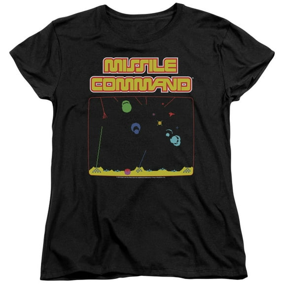 Atari - Missle Screen - Women's Short Sleeve Shirt - Small