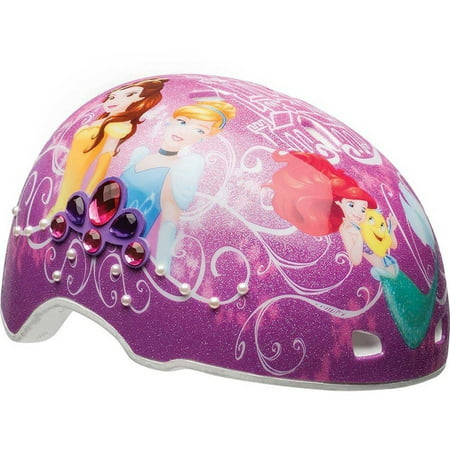 Bell Disney Princess Gems and Pearls Multisport Helmet, Purple, Child 5+ (50-54cm)