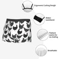 thumbnail image 6 of Bingfone Retro Rooster Men's Underwear - Casual Stretch Boxer Briefs-Large, 6 of 7
