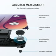 RENPHO Bluetooth Smart Body Weight Scale with App, 13 Key Metrics, 400 lbs, Red Gradient
