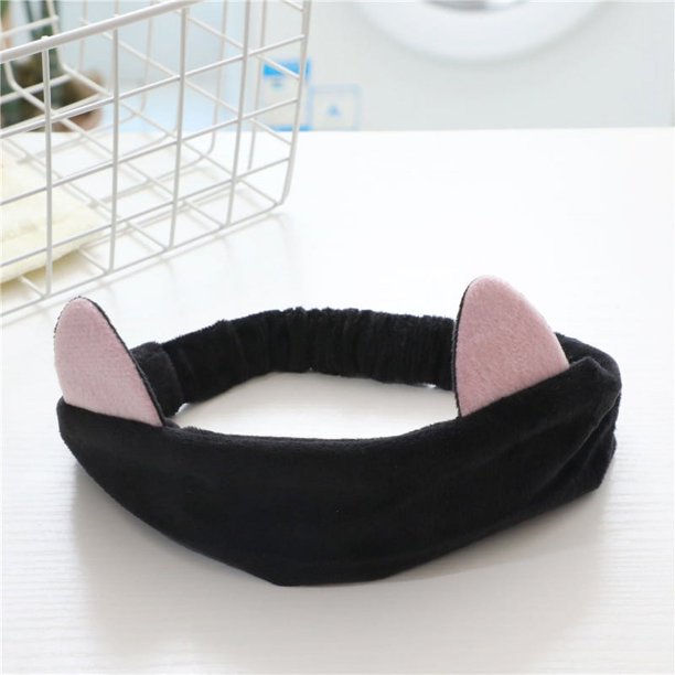 Bonitas y lindas orejas de conejo tridimensionales, banda para el cabello para lavarse la cara, mascarilla de maquillaje, banda para el cabello, accesorios para el cabello de estilo coreano